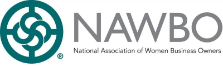 The national association of women business owners logo.