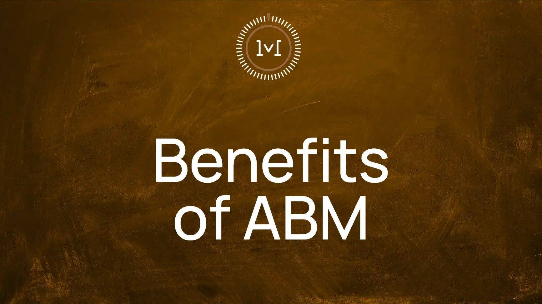 Benefits of ABM
