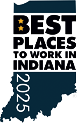 The best places to work in indiana logo.